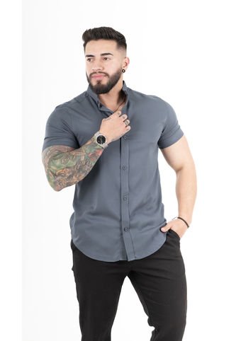 Camisa Chalis Indigo Deusero Camisas Deusero