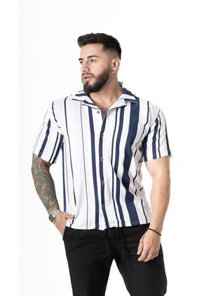 Camisa Box Fit Navio