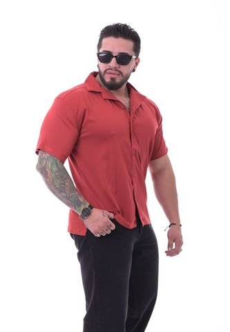Camisa Boxfit Rojo Teja Camisas Deusero