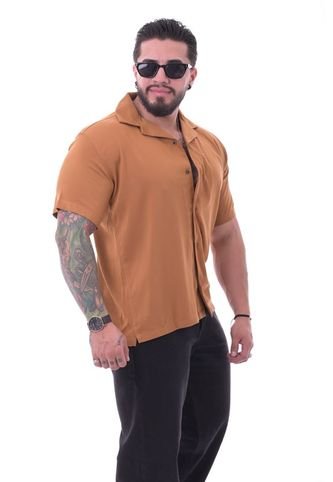 Camisa Boxfit Ocre Camisas Deusero