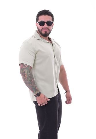 Camisa Boxfit Verde Pistacho Camisas Deusero