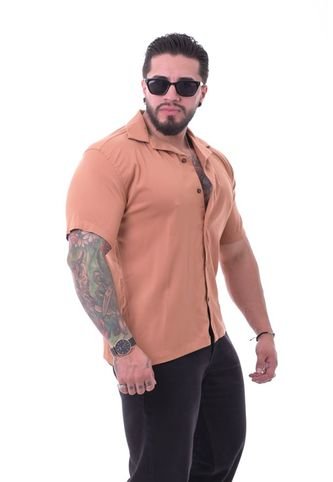 Camisa Boxfit Taupe Camisas Deusero