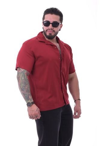 Camisa Boxfit Vino Tinto Camisas Deusero