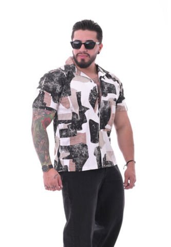 Camisa Boxfit Wall Vibes Camisas Deusero