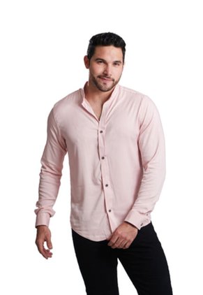Camisa Chalis Manga Larga Rosado Deusero