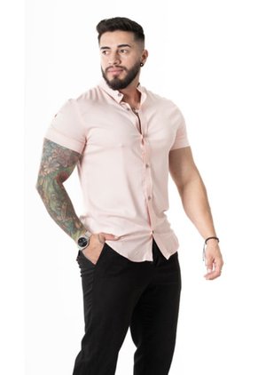 Camisa Chalis Rosada Deusero