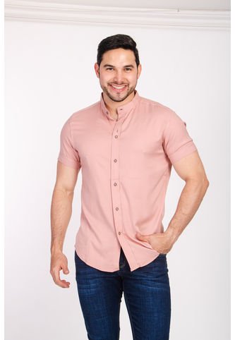 Camisa Chalis Palo De Rosa Deusero Camisas Deusero