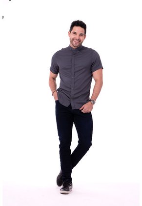 Camisa Chalis Gris Oscuro Deusero