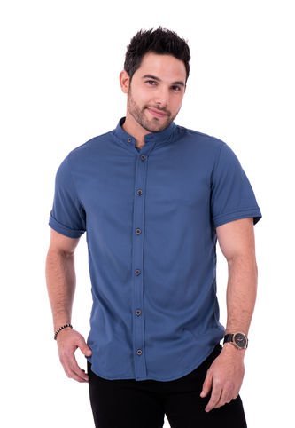 Camisa Chalis Azul Lago Deusero Camisas Deusero