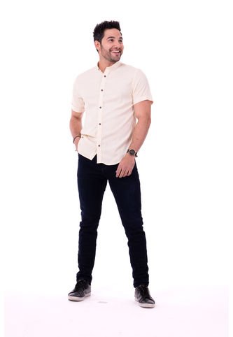 Camisa Chalis Crema Deusero Camisas Deusero