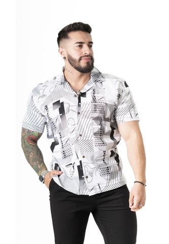 Camisa Box Fit Arte Abstracto Deusero Camisas Deusero