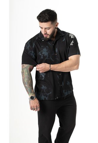 Camisa Box Fit Negra Deusero Camisas Deusero