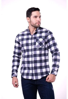 Camisa Leñadora Cuadro Azul Deusero