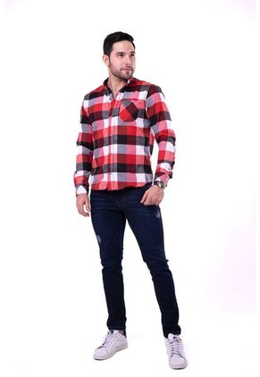 Camisa Leñadora Negro Y Blanco Deusero