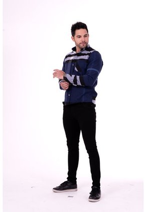 Camisa Leñadora Tonos Azules Deusero