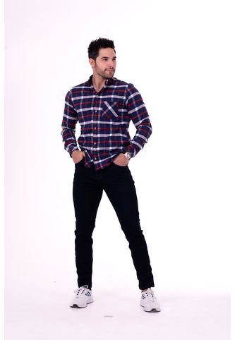 Camisa Leñadora Azul Oscuro Deusero Camisas Deusero