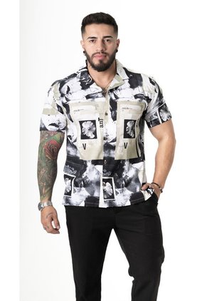 Camisa Box Fit Multiflores Deusero