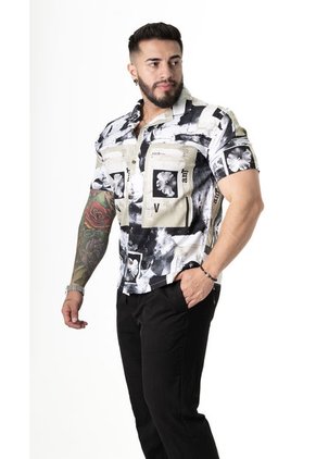 Camisa Box Fit Multiflores Deusero