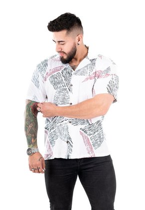 Camisa Box Fit Cubos Deusero