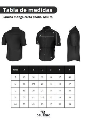 Camisa Chalis Negra Deusero
