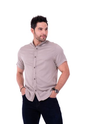 Camisa Chalis Oliva Medio Deusero