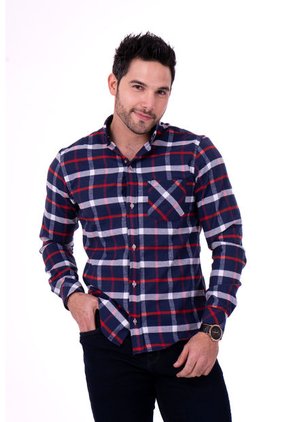 Camisa Leñadora Azul Oscuro Deusero