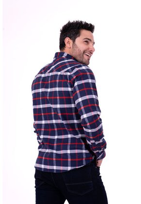 Camisa Leñadora Azul Oscuro Deusero