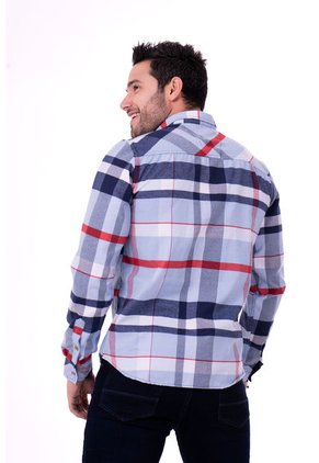 Camisa Leñadora Azul Bebé Deusero