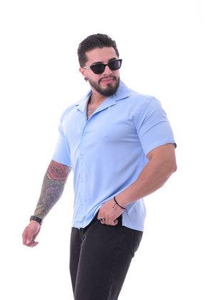 Camisa Boxfit Azul Bebé