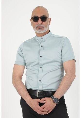 Camisa Seda Fria Plomo Deusero Camisas Deusero