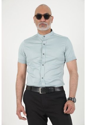 Camisa Seda Fria Plomo Deusero