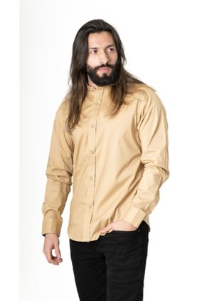 Camisa Manga Larga En Popelina Sepia