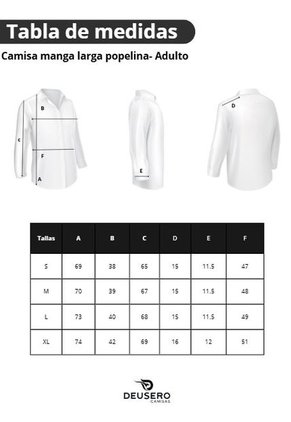 Camisa Manga Larga Popelina Cuadros Blanco Y Azul