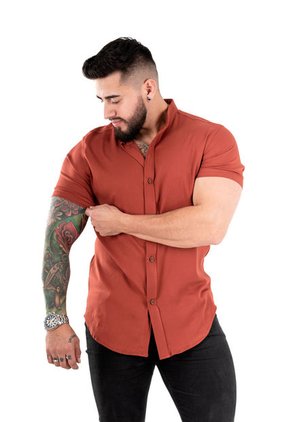 Camisa Chalis Ladrillo