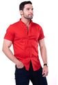 Camisa Popelina Rojo Deusero de Camisas Deusero