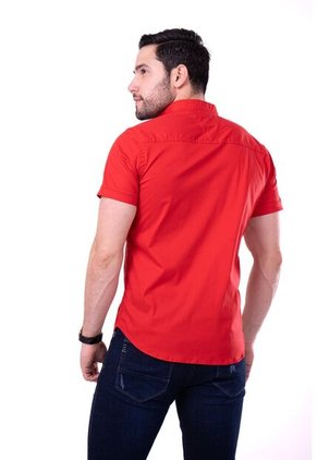 Camisa Popelina Rojo Deusero