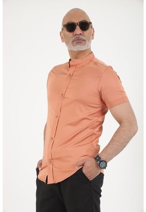 Camisa Seda Fria  Taupe Deusero