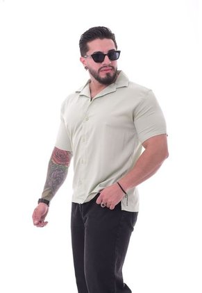 Camisa Boxfit Verde Pistacho