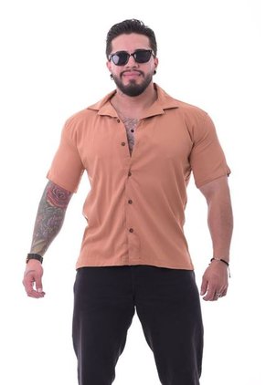 Camisa Boxfit Taupe