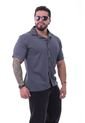 Camisa Boxfit Gris Oscuro de Camisas Deusero