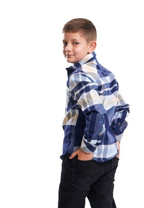 Camisa Leñadora Niño Azul Deusero