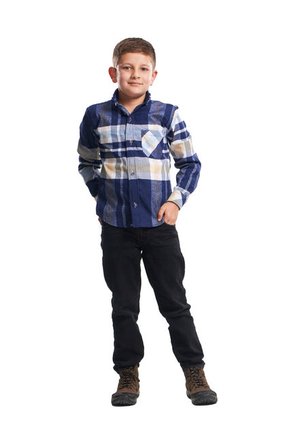 Camisa Leñadora Niño Azul Deusero