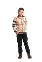 Camisa Leñadora Niño Multicolor Beige Deusero de Camisas Deusero