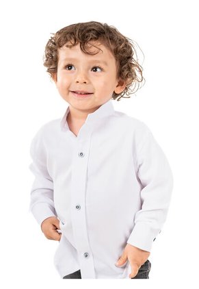 Camisa Manga Larga Niño Blanco Deusero