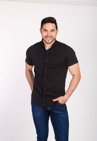 Camisa Chalis Negra Deusero Camisas Deusero