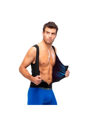 Faja Chaleco Deportivo Térmico Reductor De Abdomen Para Hombre Canela By Elvira Burgos