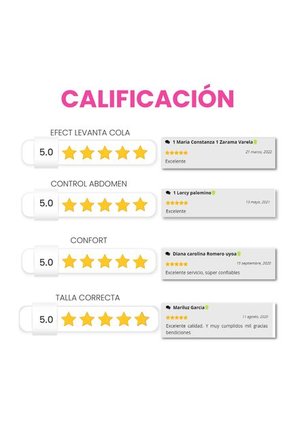 Faja Postquirúrgica De Abdomen Levanta Cola Para Mujer