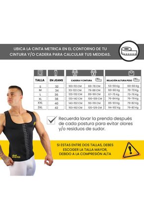 Fajas Chaleco Reductor De Abdomen Para Adelgazar Con 3 Broches Reductor De Cintura Para Hombre