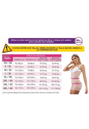 Panty Levanta Cola Control Abdomen Moldeadora Para Mujer Beige Fajas Canela