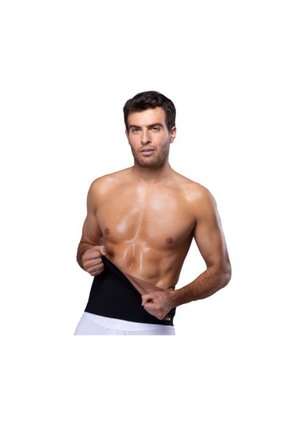 Faja Cinturilla En Cobre Térmico Reductora Adelgazante De Abdomen Para Hombre Fajas Canela